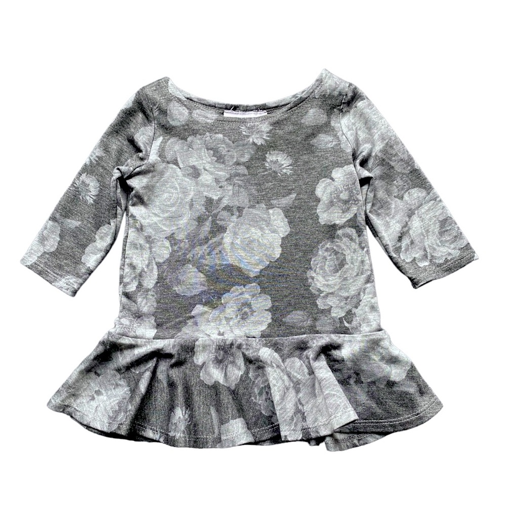 New Girls Peplum Floral Top Canadian Small Shop Handmade
